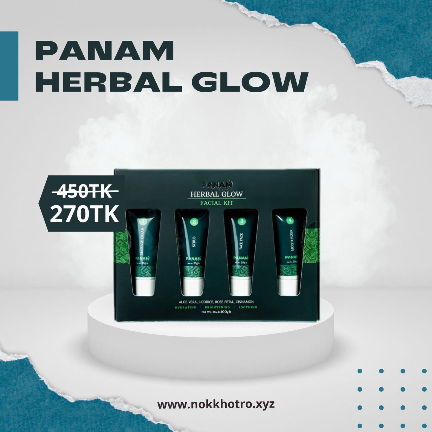 Panam Care Herbal Glow Facial Kit