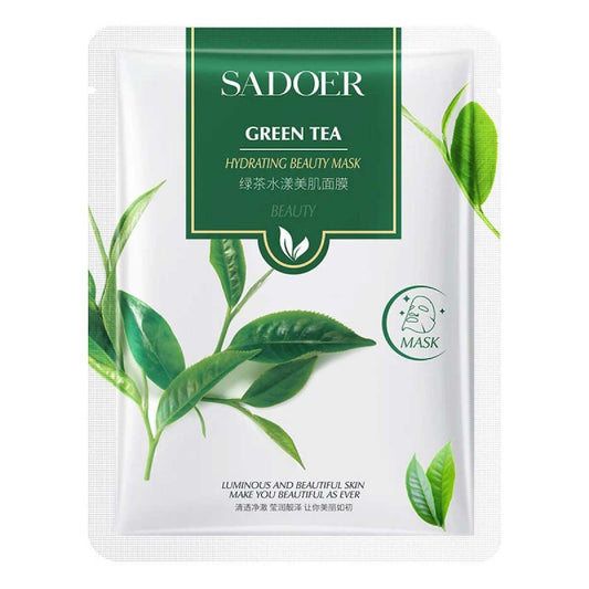 sadoer green tea sheet mask