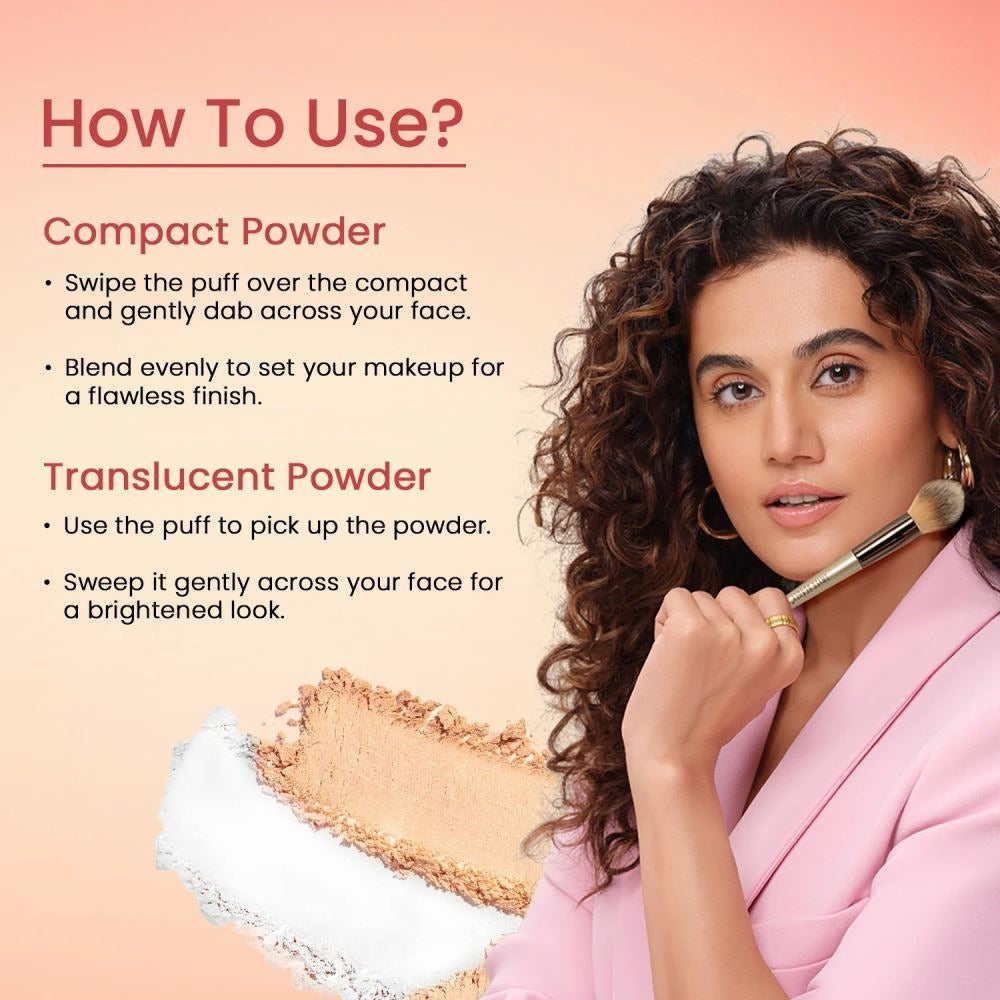 Swiss Beauty Matte & Set Duo Compact - 03 Sand & Banana