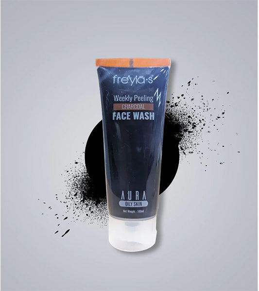 Freyias Weekly Peeling Charcoal Face Wash (100ml)