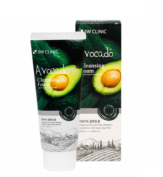 3W Clinic Avocado Cleansing Foam (100ml)