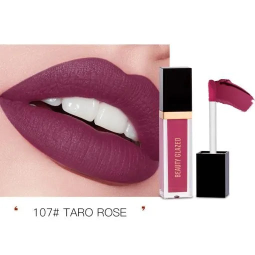 107 Taro rose Beauty Glazed Matte Liquid Lipstick