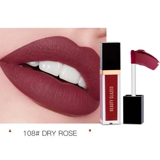 108 Dry rose Beauty Glazed Matte Liquid Lipstick