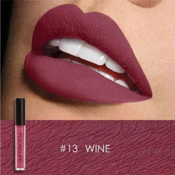 FA24 – Focallure Waterproof Matte Liquid Lipstick Shade 13 Wine