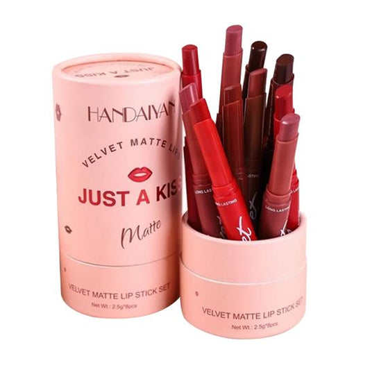 Handaiyan Just a Kiss Velvet Matte 8 Pcs Lipstick Set