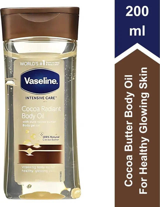 Vaseline cocoa radiant body oil 200ml