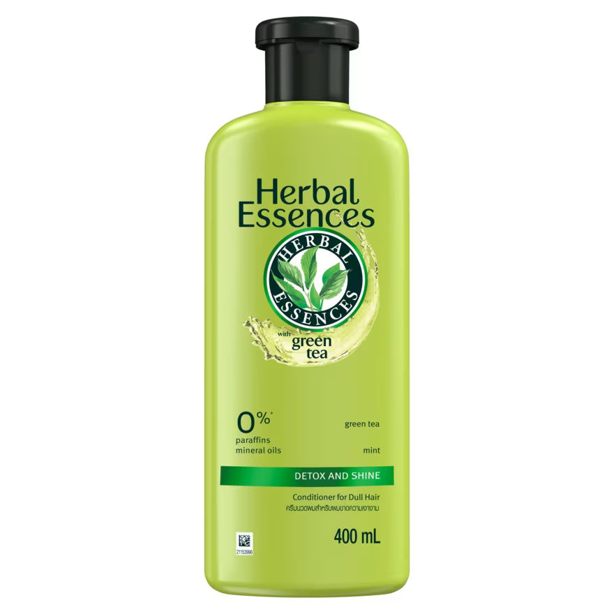 Herbal Essences Green Tea Mint Detox  and Shine Conditioner (400ml)