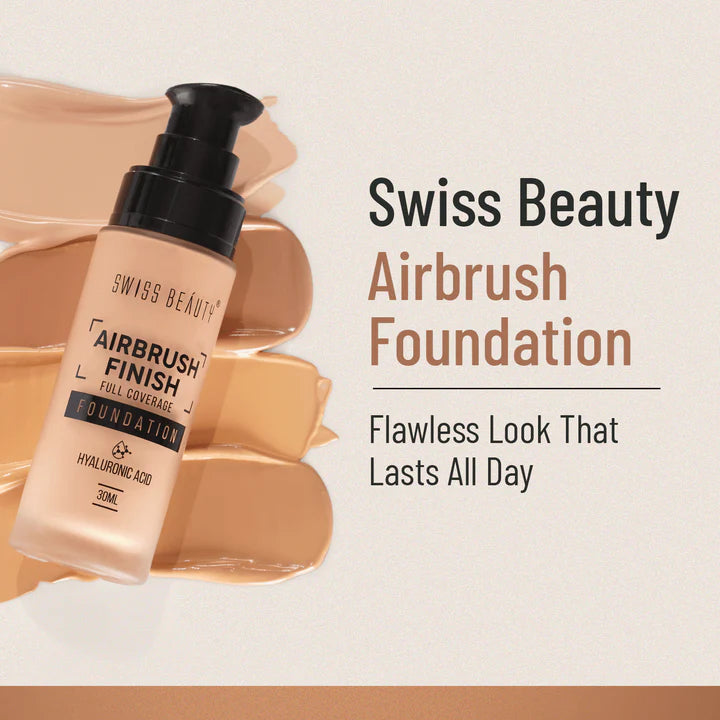 Swiss beauty Air Brush Foundation 02 (Fair Ivory)