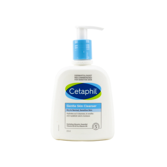 Cetaphil Gentle Skin Cleanser For Dry, Sensitive Skin (236ml)