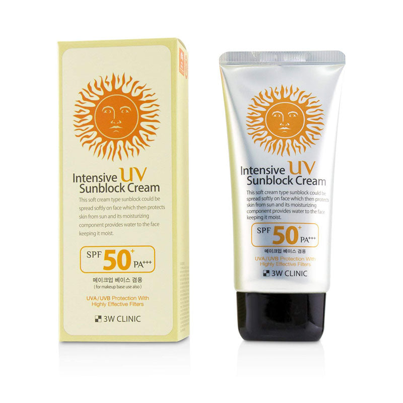 3W Clinic Intensive UV Sunblock Cream SPF 50+PA+++ (70ml)