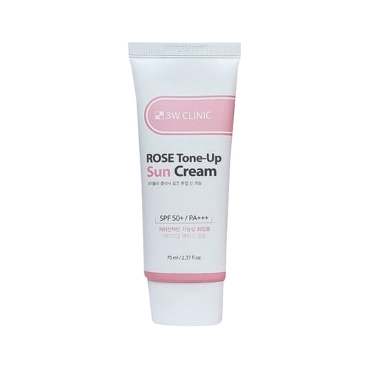 3w Clinic Rose Tone-Up Sun Cream Spf 50+ PA+++ (70ml)