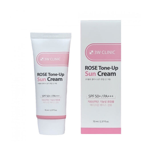3w Clinic Rose Tone-Up Sun Cream Spf 50+ PA+++ (70ml)