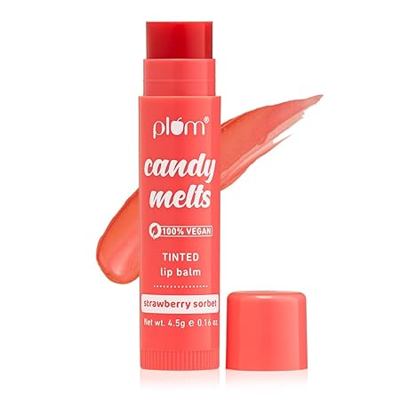 Plum Candy Melts Strawberry Sorbet Tinted Lip Balm (4.5 gm)