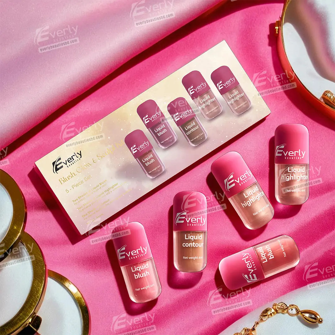 Everly Blush. Glow & Sculpt Kit 5 - Piece Set