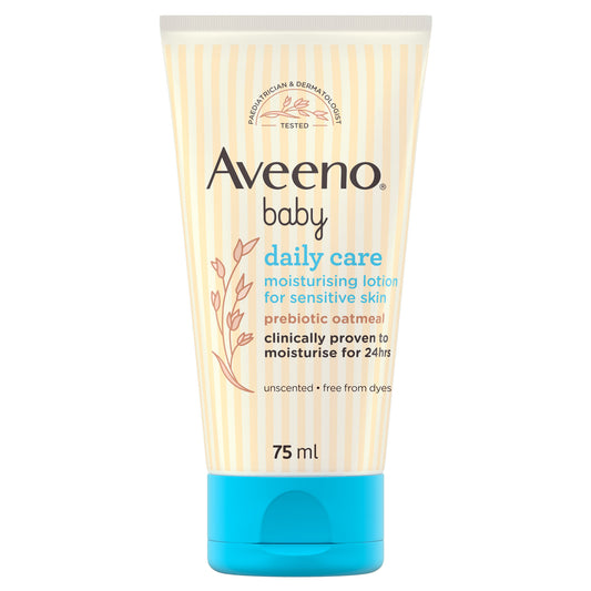 Aveeno Baby Daily Care Moisturising Lotion for Sensitive Skin 75ml