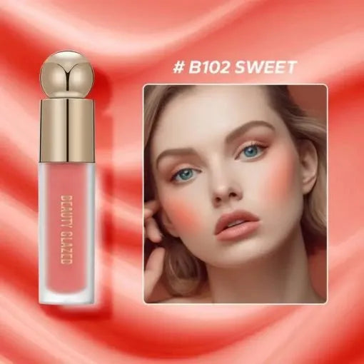 B102 Sweet Beauty Glazed Velvet Liquid Blush