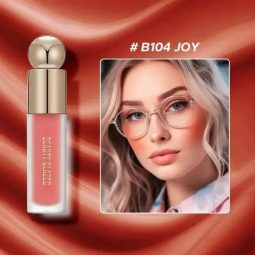 B104 joy Beauty Glazed Velvet Liquid Blush