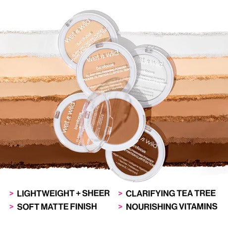 Wet n Wild Bare Focus Clarifying Finishing Powder - Light-Medium