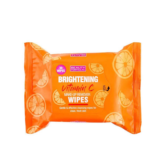 Beauty Formulas Brightening Vitamin C Makeup Remover Wipes (30 Wipes)