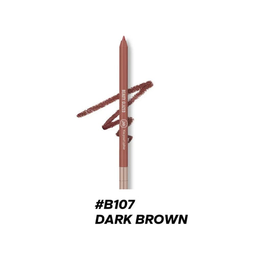 Beauty Glazed Waterproof & Long Lasting Lip Liner - Dark Brown B107