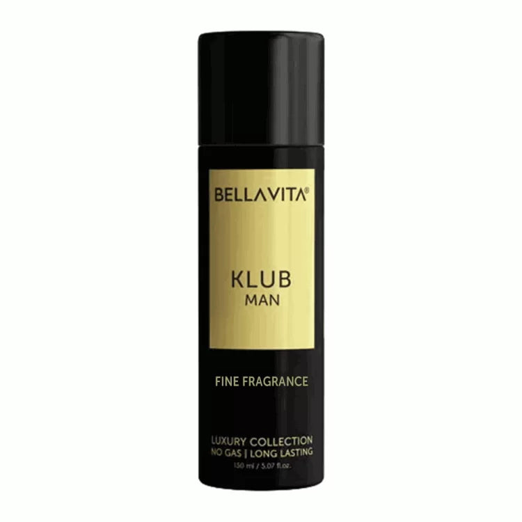 Bella Vita KLUB Man Fine Fragrance Luxury Body Spray (150)