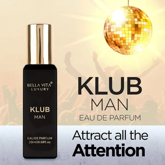 Bella Vita Klub Man Perfume Eau De Parfum - (20ml)