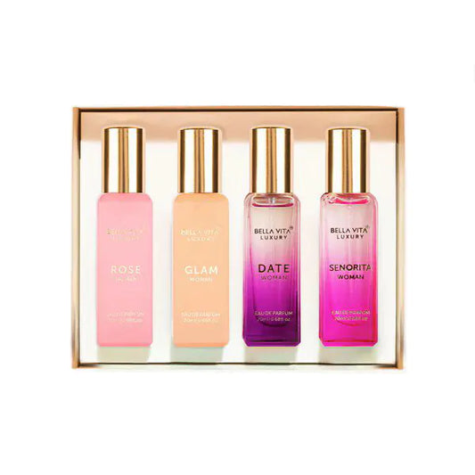 Bella Vita Luxury Perfume Gift Set For Women (20 Ml X 4)