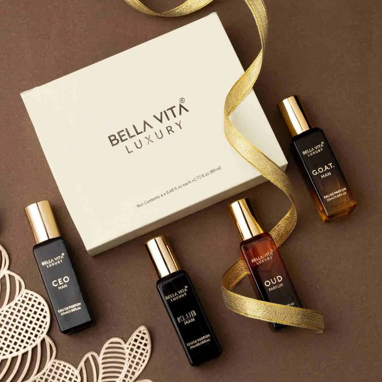 Bella Vita Luxury Perfume Gift Set For Men (20 Ml X 4)