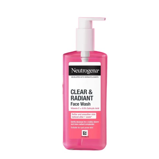 Neutrogena Clear & Radiant Face Wash with Vitamin C (200ml)