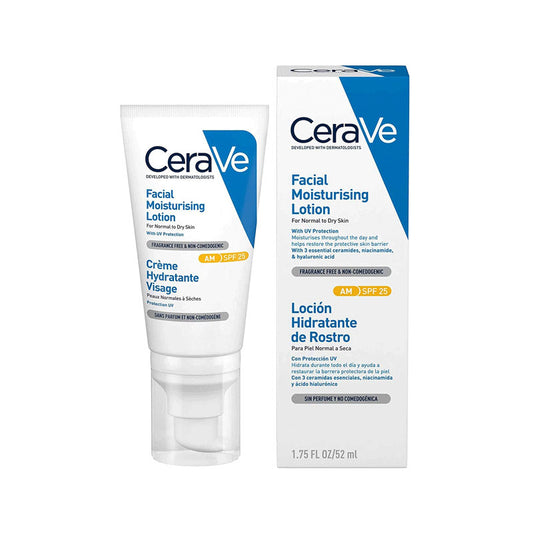 CeraVe AM Facial Moisturising Lotion SPF 25 (52ml)