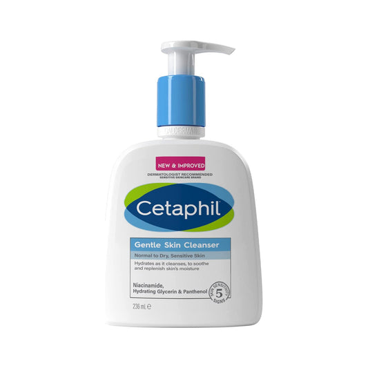 Cetaphil Gentle Skin Cleanser For Dry, Sensitive Skin (236ml)