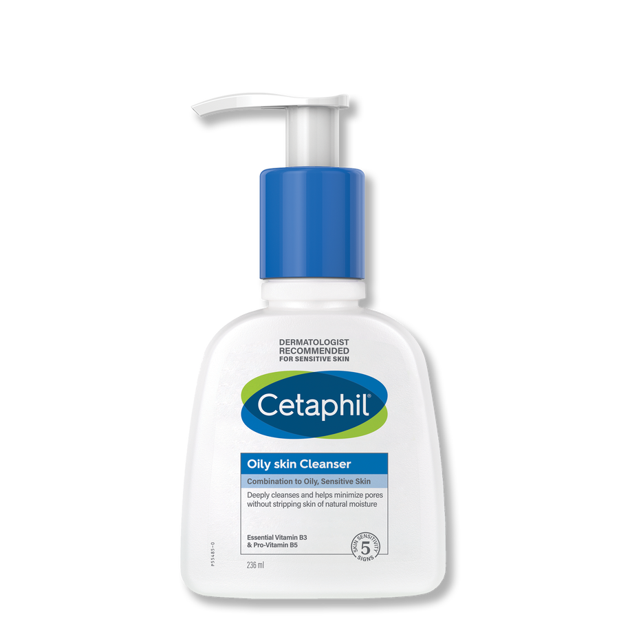 Cetaphil Gentle Skin Cleanser For Dry, Sensitive Skin (236ml)