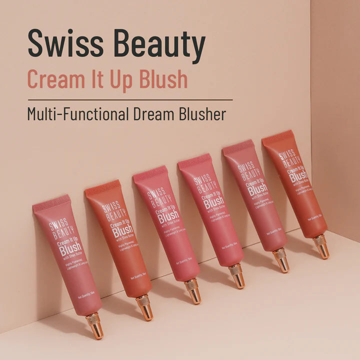 Swiss beauty Cream It Up Blush - 05 (Cheek-O-Pink)