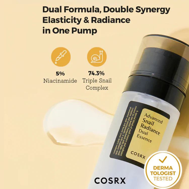 Cosrx Advanced Snail Radiance Dual Essence (80ml)