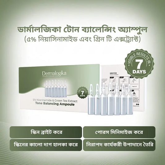 Dermalogika Tone Balancing Ampoule with 5% Niacinamide & Green Tea Extract - 7 ampoule (21ml)