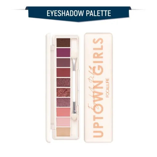 FA158 – Focallure UPTOWN GIRLS Eyeshadow Palette – 01 WITHRED ROSE