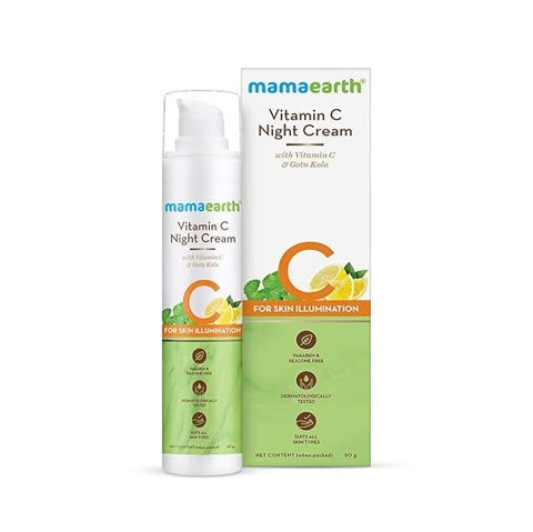Mamaearth Vitamin C Night Cream (50g)