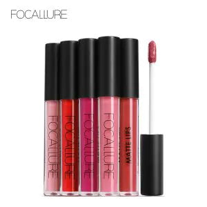 FA24 – Focallure Waterproof Matte Liquid Lipstick Shade 01 Coquelicot