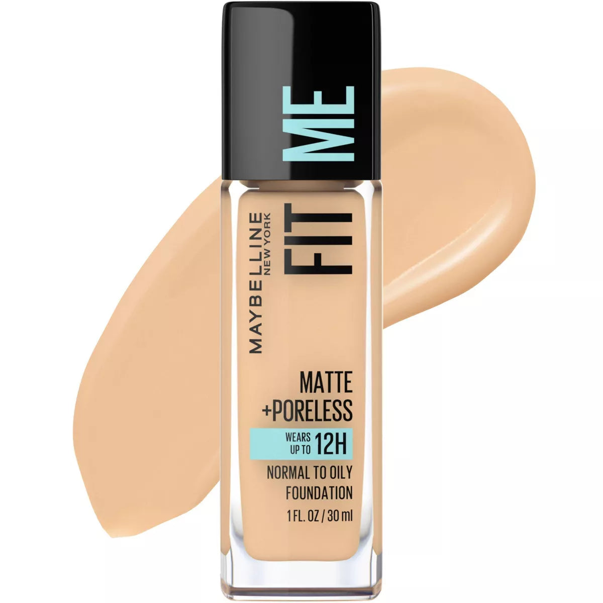 Maybelline Fit Me Matte + Poreless Oil Free Liquid Foundation (128 Warm Nude)