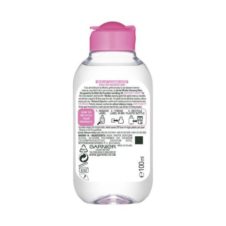 Garnier Skin Active Micellar Cleansing Water For Sensitive Skin (100ml)