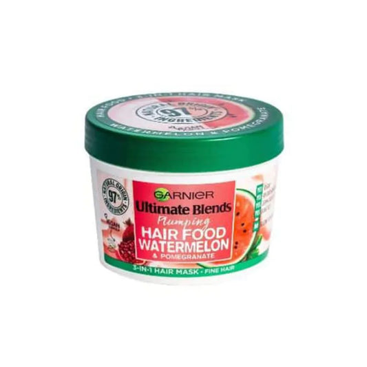 Garnier Ultimate Blends Hair Food Watermelon & Pomegranate 3-In-1 Hair Mask  (390ml)