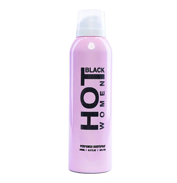 Hot Women Black Perfumed Body Spray (200ml)