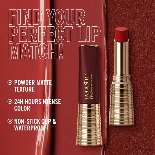 PROfessional Waterproof Long Lasting Matte Lipstick - Burgundy 812#