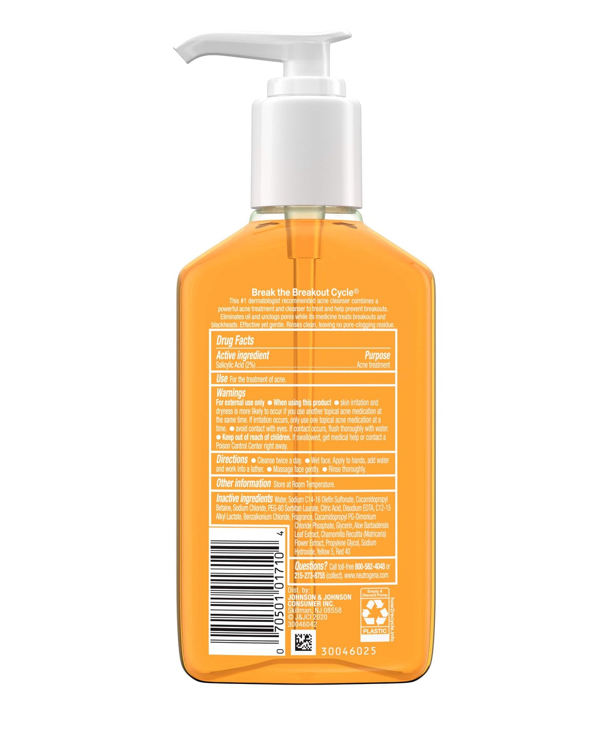 Neutrogena Oil Free Acne Wash (269ml)