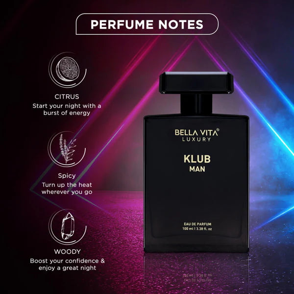 Bella Vita Klub Man Perfume (Eau De Parfum) (100ml)