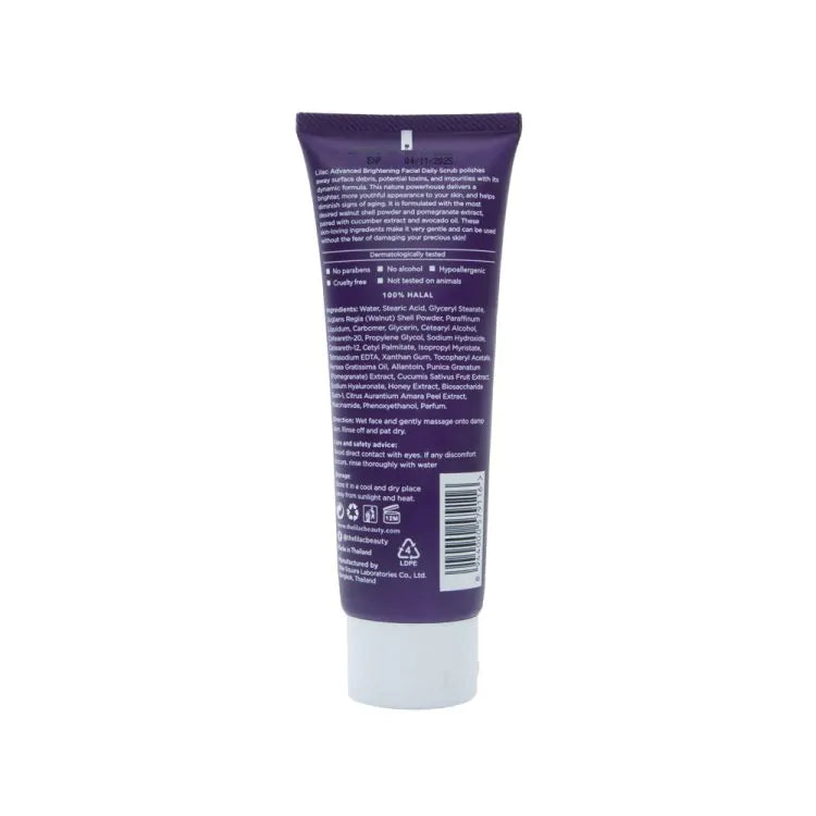 lilac brightening daily scrub