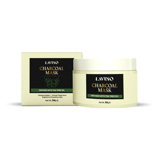 Lavino Charcoal Mask Infused With Tea Tree Oil