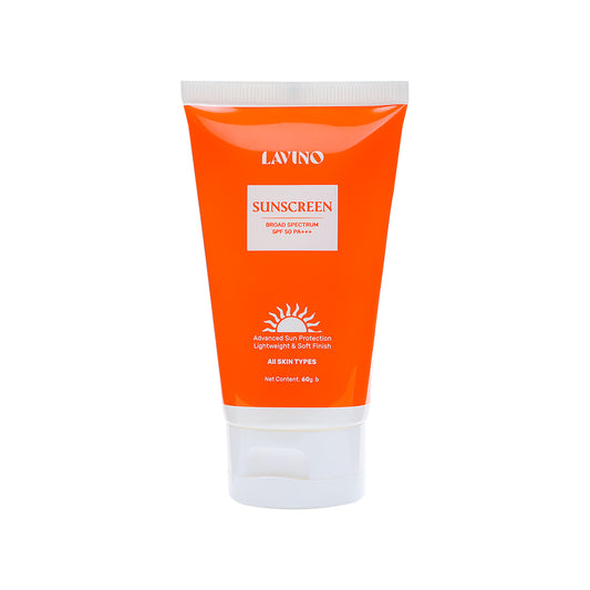 Lavino Sunscreen Broad Spectrum SPF 50 PA+++ (60gm)