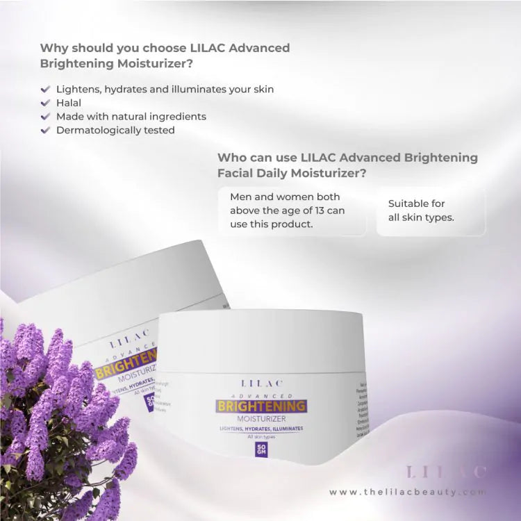 Lilac Advanced Brightening Moisturizer (50GM)