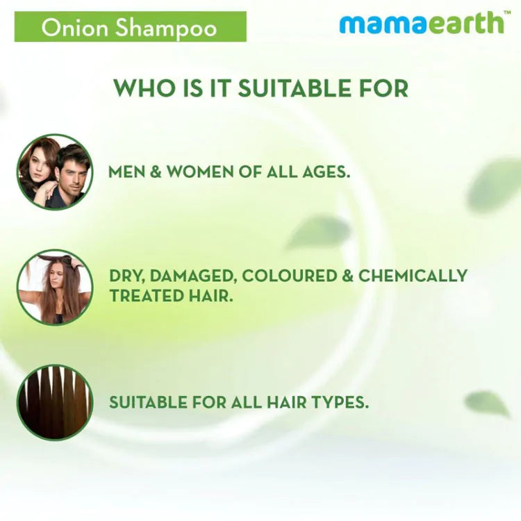 Mamaearth onion shampoo